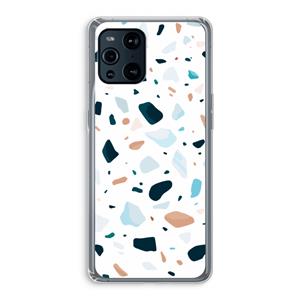 CaseCompany Terrazzo N°13: Oppo Find X3 Transparant Hoesje