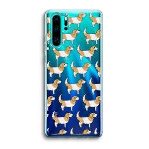 CaseCompany Doggy: Huawei P30 Pro Transparant Hoesje