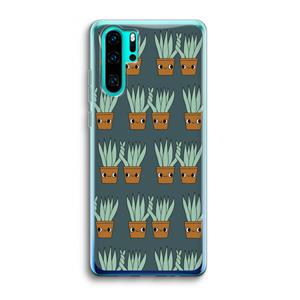 CaseCompany Sansevieria: Huawei P30 Pro Transparant Hoesje