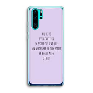 CaseCompany Relatief: Huawei P30 Pro Transparant Hoesje