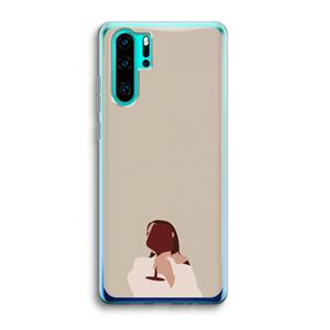 CaseCompany I drink wine: Huawei P30 Pro Transparant Hoesje