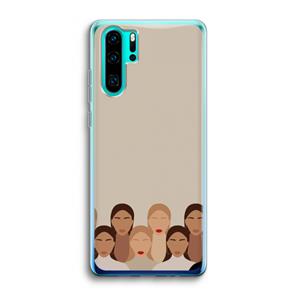 CaseCompany Girls girls girls: Huawei P30 Pro Transparant Hoesje