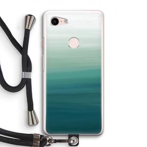 CaseCompany Ocean: Pixel 3 Transparant Hoesje met koord