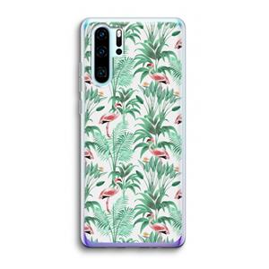 CaseCompany Flamingo bladeren: Huawei P30 Pro Transparant Hoesje