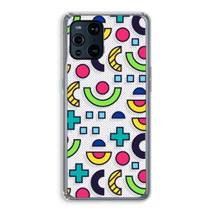 CaseCompany 8-bit N°6: Oppo Find X3 Transparant Hoesje