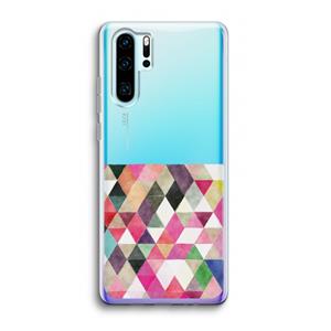 CaseCompany Gekleurde driehoekjes: Huawei P30 Pro Transparant Hoesje