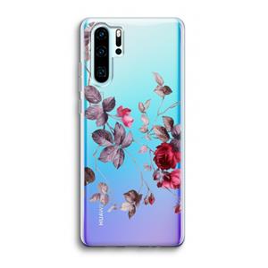 CaseCompany Mooie bloemen: Huawei P30 Pro Transparant Hoesje