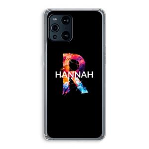 CaseCompany Abstract Spectrum: Oppo Find X3 Transparant Hoesje