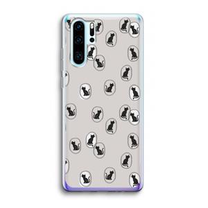 CaseCompany Miauw: Huawei P30 Pro Transparant Hoesje