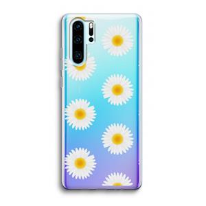CaseCompany Margrietjes: Huawei P30 Pro Transparant Hoesje