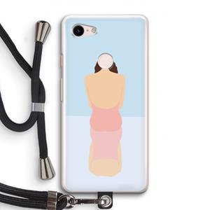 CaseCompany Mirror: Pixel 3 Transparant Hoesje met koord