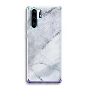 CaseCompany Witte marmer: Huawei P30 Pro Transparant Hoesje