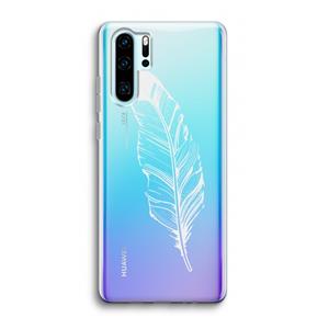 CaseCompany Pluim: Huawei P30 Pro Transparant Hoesje