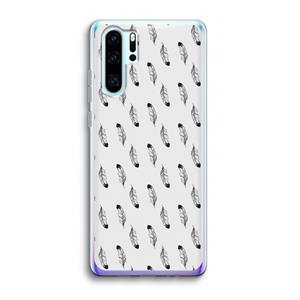 CaseCompany Pluimen: Huawei P30 Pro Transparant Hoesje
