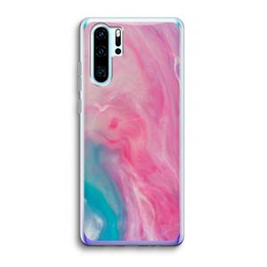 CaseCompany Roze explosie: Huawei P30 Pro Transparant Hoesje