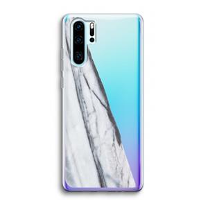 CaseCompany Gestreepte marmer: Huawei P30 Pro Transparant Hoesje