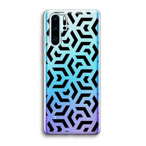 CaseCompany Crazy pattern: Huawei P30 Pro Transparant Hoesje