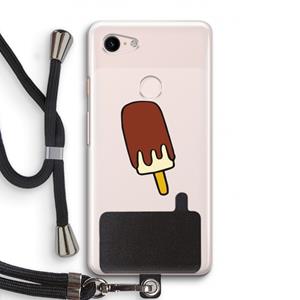 CaseCompany Frisco: Pixel 3 Transparant Hoesje met koord