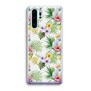CaseCompany Gele kuif: Huawei P30 Pro Transparant Hoesje