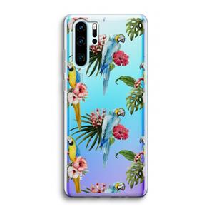 CaseCompany Kleurrijke papegaaien: Huawei P30 Pro Transparant Hoesje