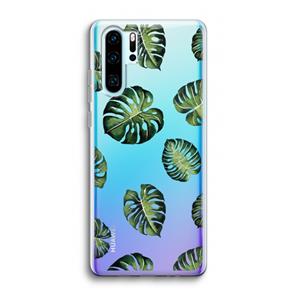 CaseCompany Tropische bladeren: Huawei P30 Pro Transparant Hoesje