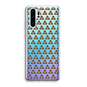 CaseCompany Poop emoji: Huawei P30 Pro Transparant Hoesje