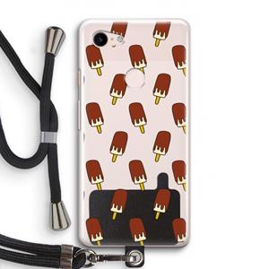 CaseCompany Yummy: Pixel 3 Transparant Hoesje met koord