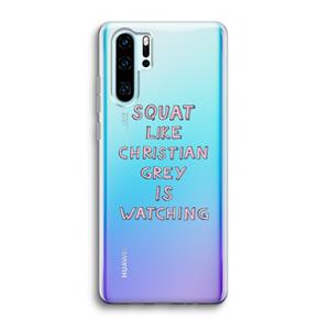 CaseCompany Christian Grey: Huawei P30 Pro Transparant Hoesje