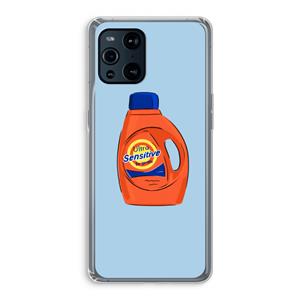 CaseCompany Ultra Sensitive: Oppo Find X3 Transparant Hoesje