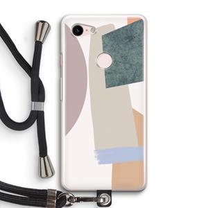 CaseCompany Lindo: Pixel 3 Transparant Hoesje met koord