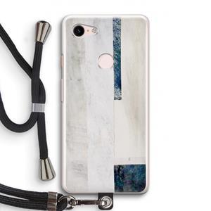 CaseCompany Meet you there: Pixel 3 Transparant Hoesje met koord