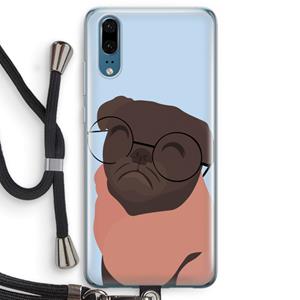 CaseCompany Ludo: Huawei P20 Transparant Hoesje met koord