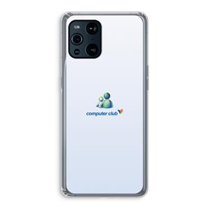 CaseCompany MSN: Oppo Find X3 Transparant Hoesje