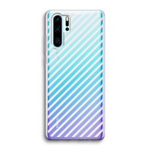 CaseCompany Strepen zwart-wit: Huawei P30 Pro Transparant Hoesje