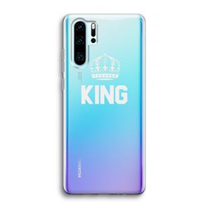 CaseCompany King zwart: Huawei P30 Pro Transparant Hoesje