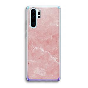 CaseCompany Roze marmer: Huawei P30 Pro Transparant Hoesje