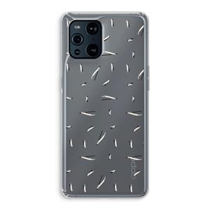 CaseCompany Hipster stripes: Oppo Find X3 Pro Transparant Hoesje