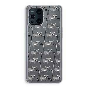 CaseCompany Makis: Oppo Find X3 Transparant Hoesje