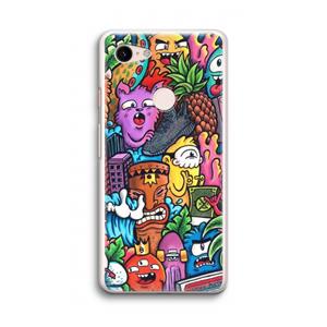 CaseCompany Vexx Mixtape: Google Pixel 3 Transparant Hoesje