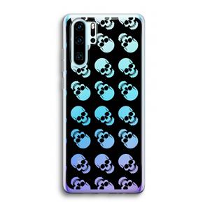 CaseCompany Musketon Skulls: Huawei P30 Pro Transparant Hoesje