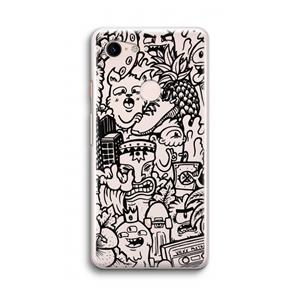 CaseCompany Vexx Black Mixtape: Google Pixel 3 Transparant Hoesje