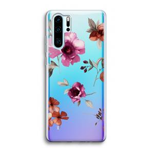 CaseCompany Geschilderde bloemen: Huawei P30 Pro Transparant Hoesje