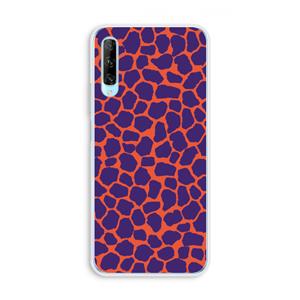 CaseCompany Purple Giraffe: Huawei P Smart Pro Transparant Hoesje