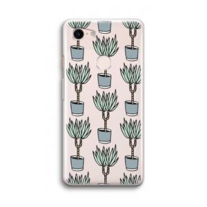 CaseCompany Boompje: Google Pixel 3 Transparant Hoesje