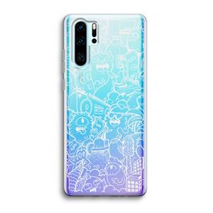 CaseCompany Vexx City #2: Huawei P30 Pro Transparant Hoesje