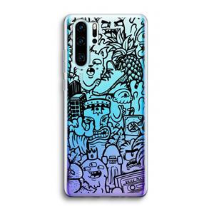CaseCompany Vexx Black Mixtape: Huawei P30 Pro Transparant Hoesje