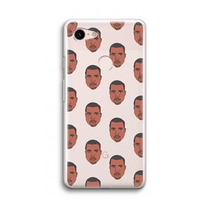 CaseCompany Kanye Call Me℃: Google Pixel 3 Transparant Hoesje
