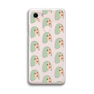 CaseCompany King Kylie: Google Pixel 3 Transparant Hoesje