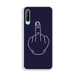 CaseCompany F**k U: Huawei P Smart Pro Transparant Hoesje