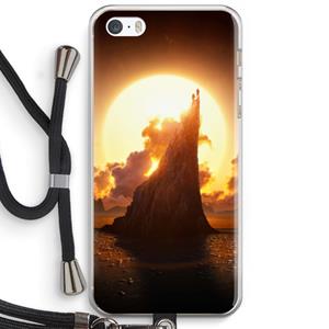 CaseCompany Children of the Sun: iPhone 5 / 5S / SE Transparant Hoesje met koord